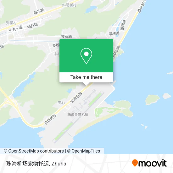 珠海机场宠物托运 map