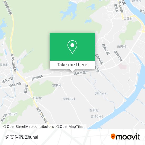 迎宾住宿 map