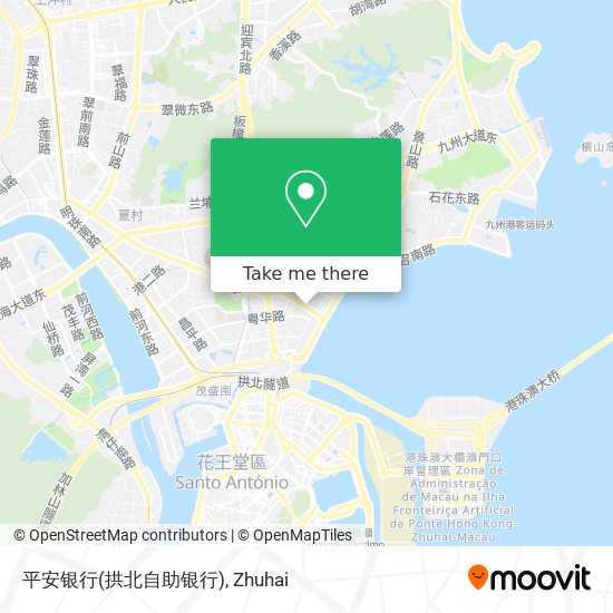 平安银行(拱北自助银行) map