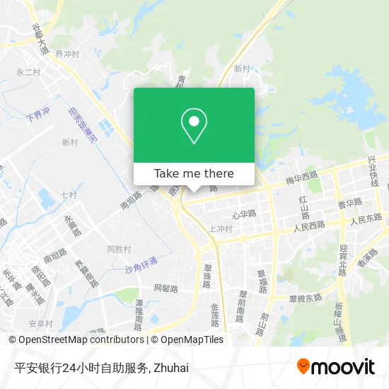 平安银行24小时自助服务 map
