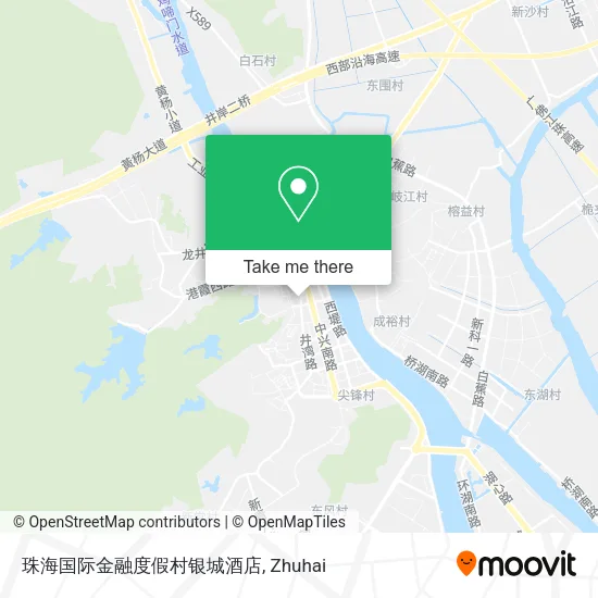 珠海国际金融度假村银城酒店 map