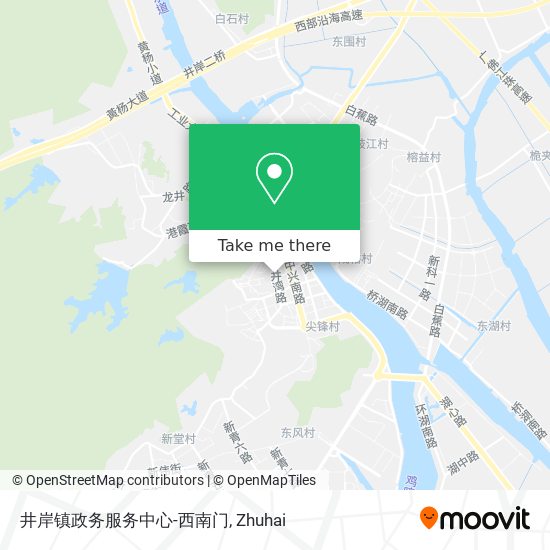 井岸镇政务服务中心-西南门 map