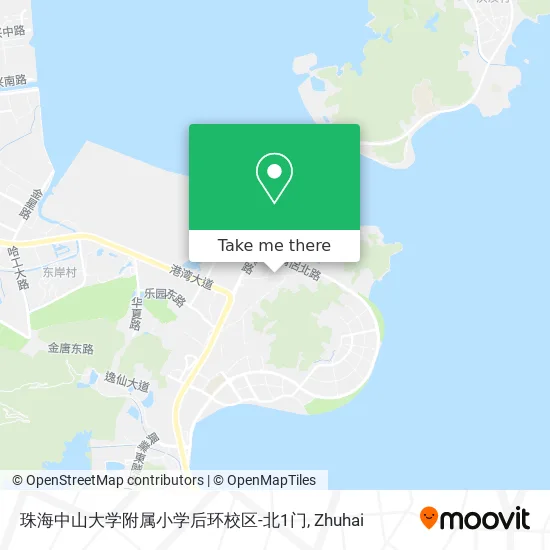 珠海中山大学附属小学后环校区-北1门 map