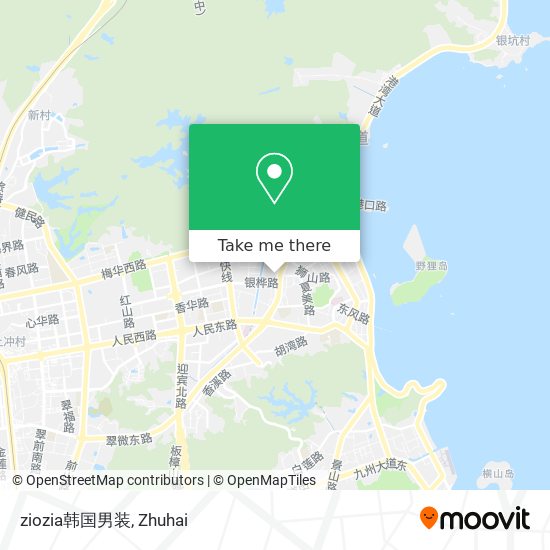 ziozia韩国男装 map