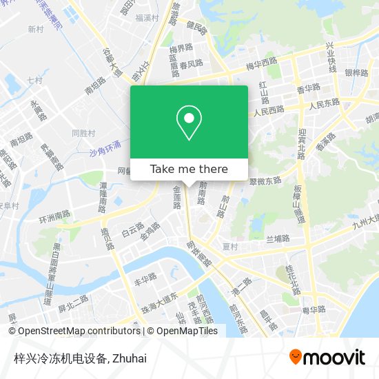 梓兴冷冻机电设备 map