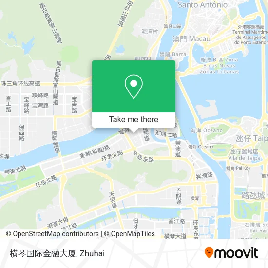 横琴国际金融大厦 map