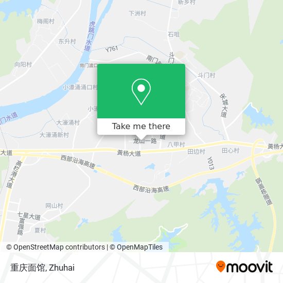 重庆面馆 map