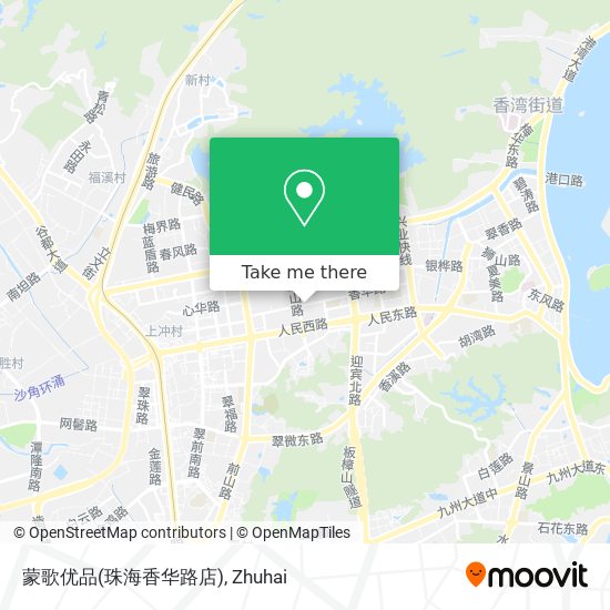 蒙歌优品(珠海香华路店) map