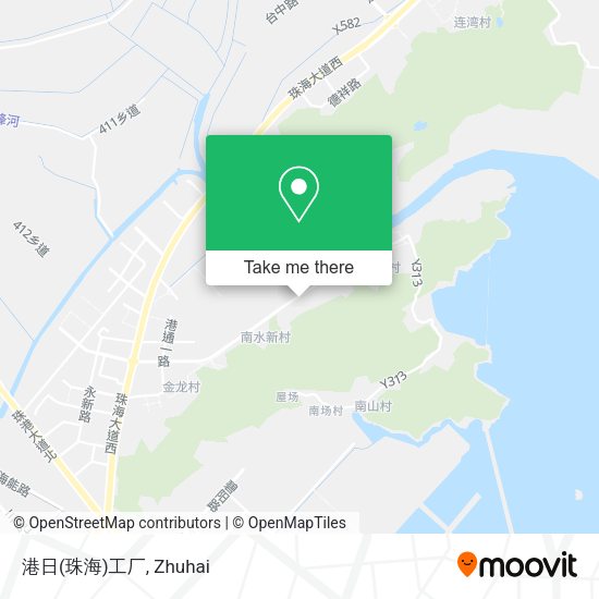 港日(珠海)工厂 map