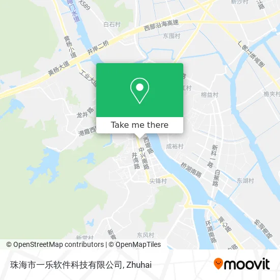 珠海市一乐软件科技有限公司 map