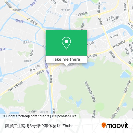 南屏广生南街3号弹个车体验店 map