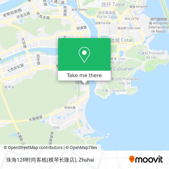 珠海12R时尚客栈(横琴长隆店) map