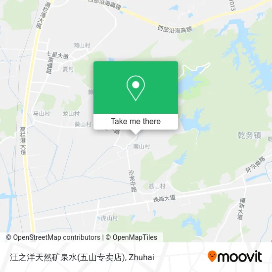 汪之洋天然矿泉水(五山专卖店) map
