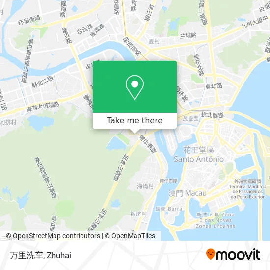 万里洗车 map