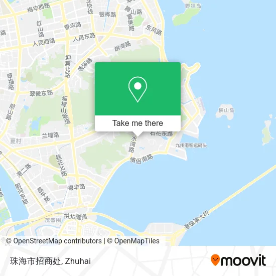 珠海市招商处 map