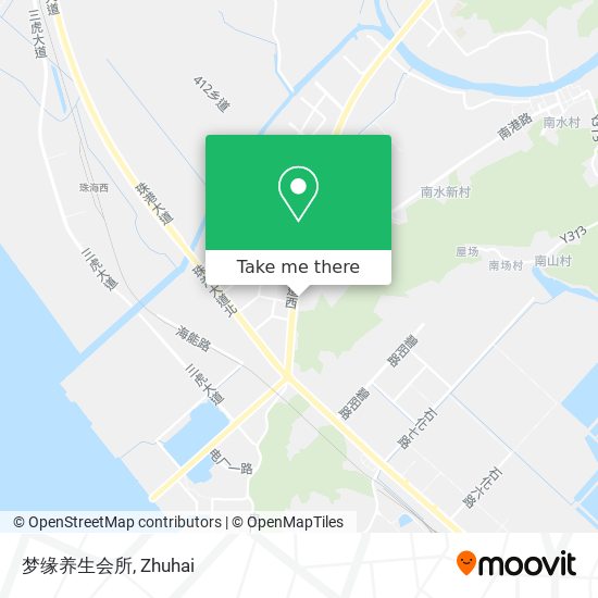 梦缘养生会所 map