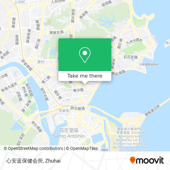 心安蓝保健会所 map