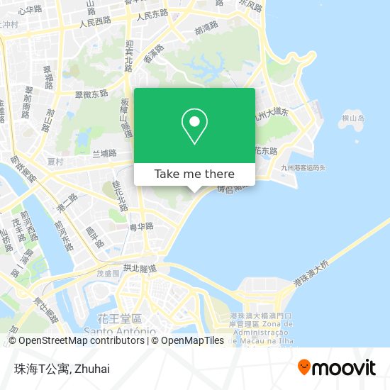 珠海T公寓 map
