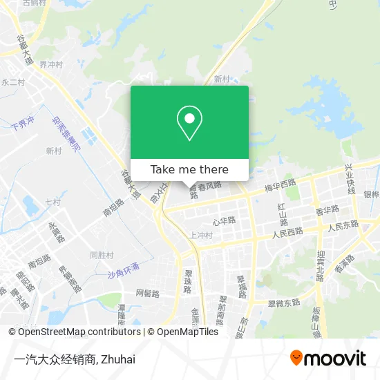 一汽大众经销商 map