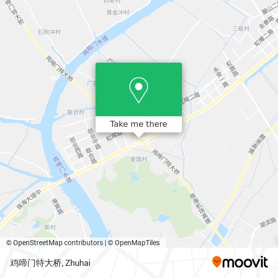 鸡啼门特大桥 map