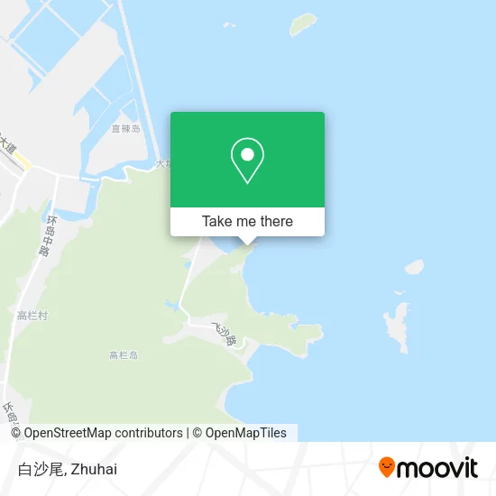 白沙尾 map