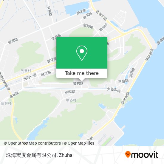 珠海宏度金属有限公司 map