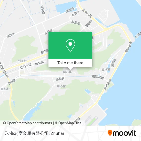 珠海宏度金属有限公司 map