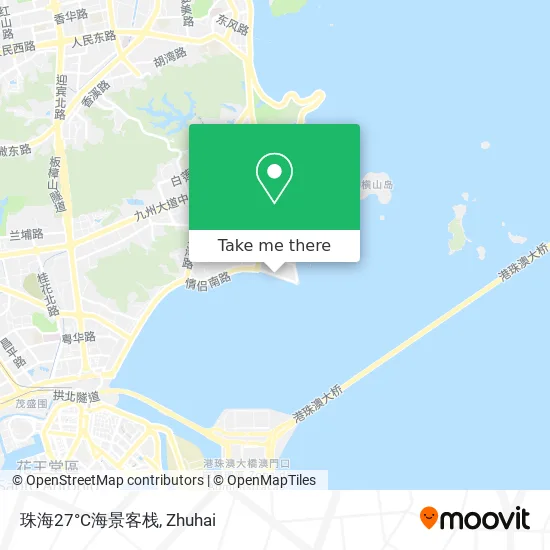 珠海27°C海景客栈 map