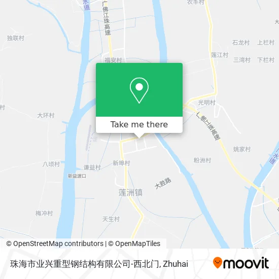 珠海市业兴重型钢结构有限公司-西北门 map