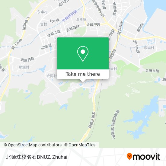 北师珠校名石BNUZ map