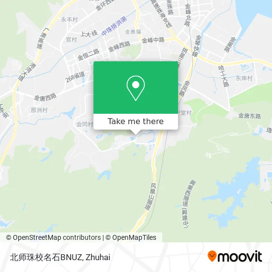 北师珠校名石BNUZ map