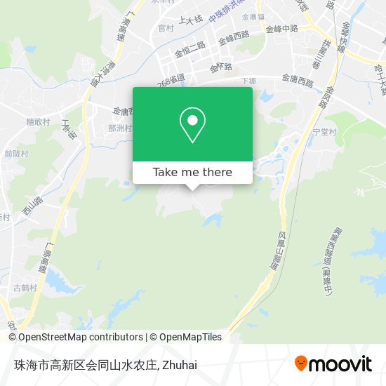 珠海市高新区会同山水农庄 map