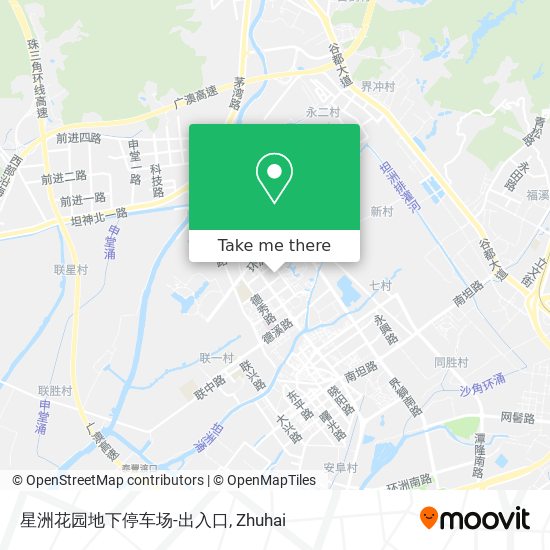 星洲花园地下停车场-出入口 map
