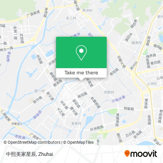 中熙美家星辰 map