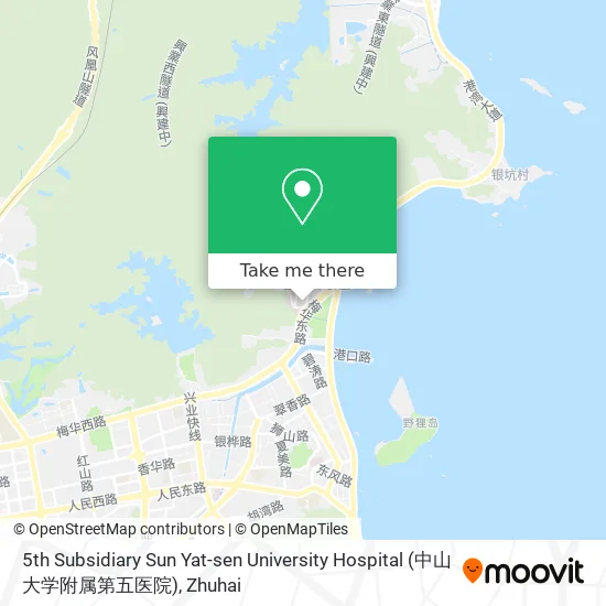 5th Subsidiary Sun Yat-sen University Hospital (中山大学附属第五医院) map