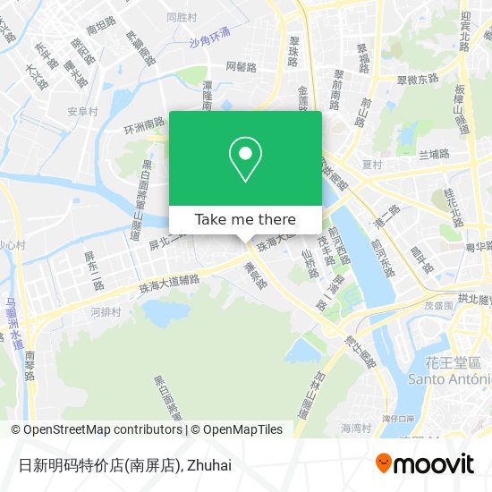 日新明码特价店(南屏店) map