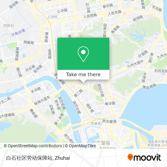 白石社区劳动保障站 map