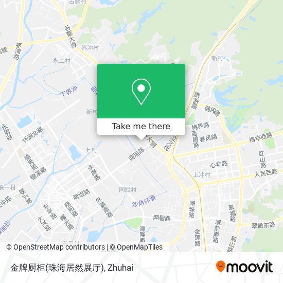 金牌厨柜(珠海居然展厅) map