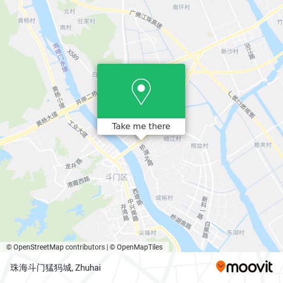 珠海斗门猛犸城 map