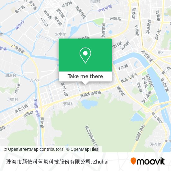珠海市新依科蓝氧科技股份有限公司 map