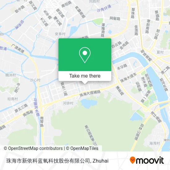 珠海市新依科蓝氧科技股份有限公司 map