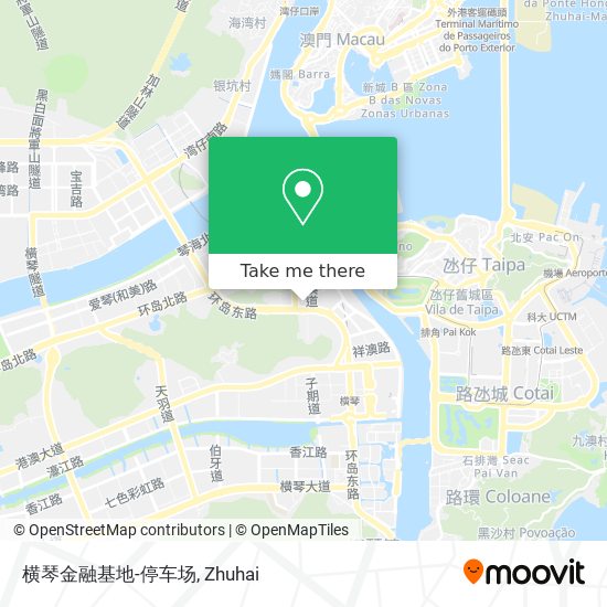 横琴金融基地-停车场 map