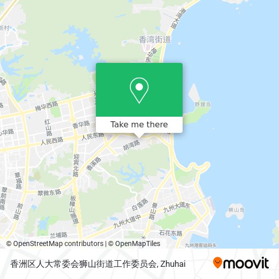 香洲区人大常委会狮山街道工作委员会 map