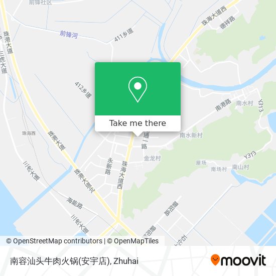 南容汕头牛肉火锅(安宇店) map