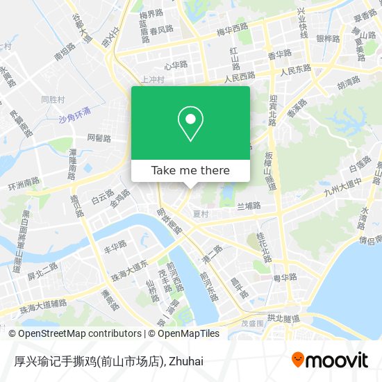 厚兴瑜记手撕鸡(前山市场店) map