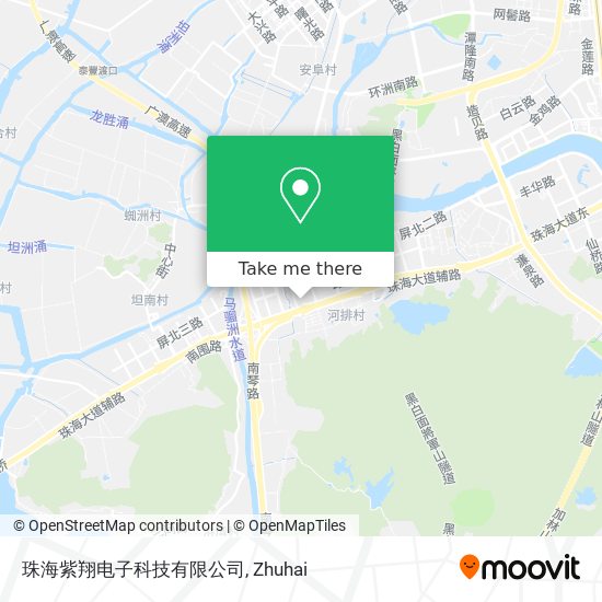 珠海紫翔电子科技有限公司 map