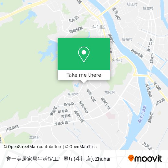 誉一美居家居生活馆工厂展厅(斗门店) map