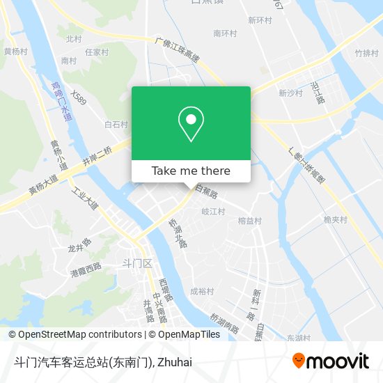 斗门汽车客运总站(东南门) map
