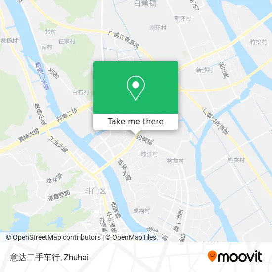 意达二手车行 map
