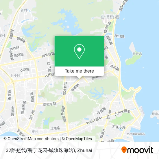 32路短线(香宁花园-城轨珠海站) map
